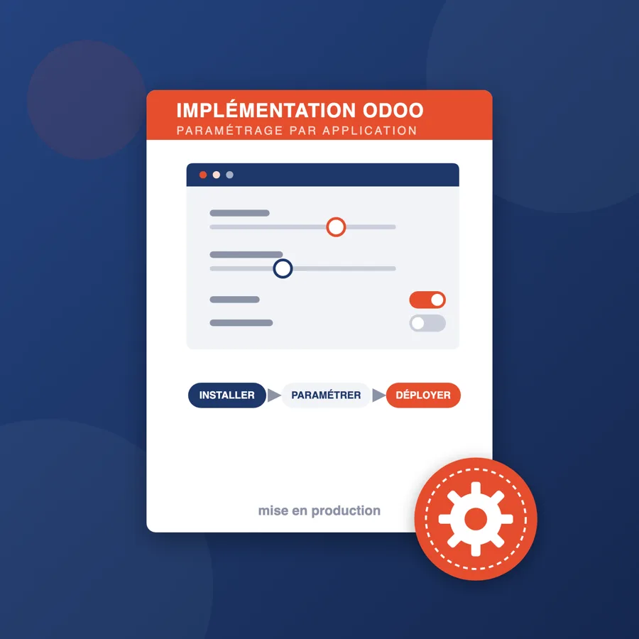 Implémentation et paramétrage Odoo